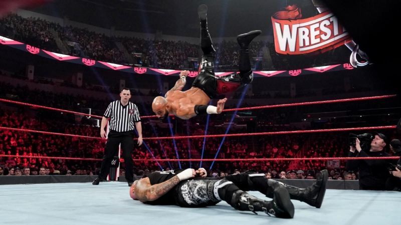 Ricochet showed off all the tricks in his book on Monday night