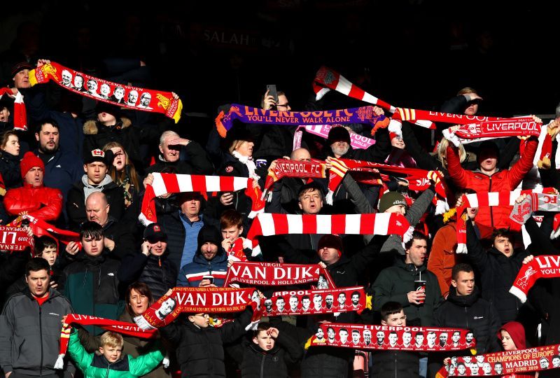 Liverpool have not lost a Premier League game at Anfield in almost three years