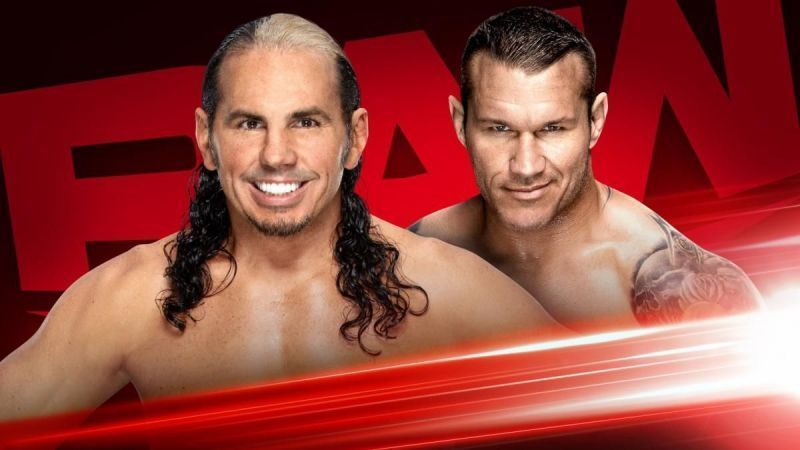 Matt Hardy will face Randy Orton in a 'No Holds Barred' match this Monday night.