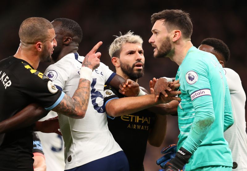 VAR  took nearly 4 minutes to award Sergio Aguero a penalty against Tottenham despite Aurier&#039;s blatant foul