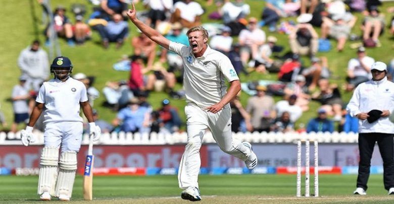 Kyle Jamieson's five-wicket haul stalled India's progress.