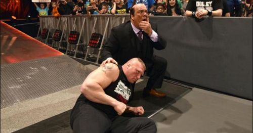 Brock Lesnar and Paul Heyman.