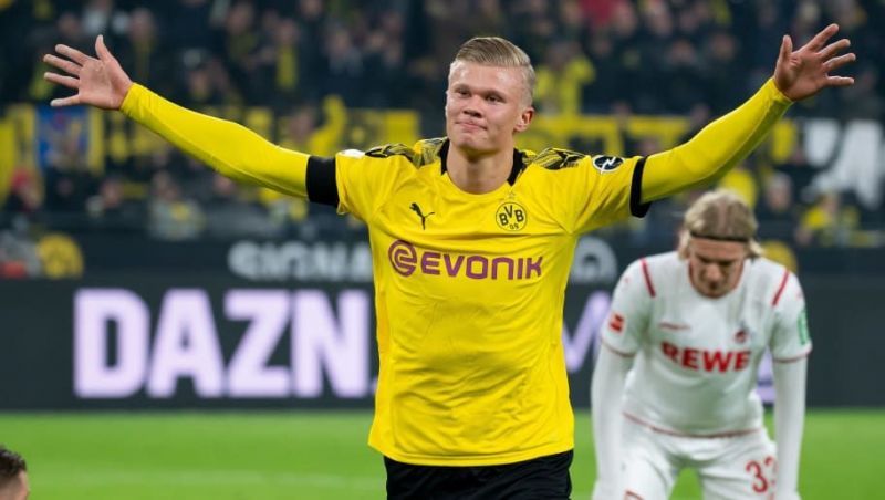 Erling Haaland will look to continue his prolific start to his Dortmund career against Paris Saint-Germain