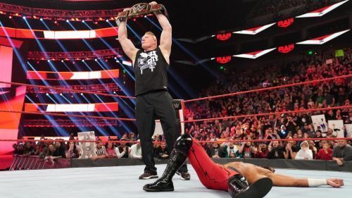 Brock Lesnar versus Ricochet should not be a squash match.