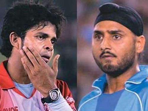 Sreesanth and Harbhajan (Picture courtesy - Quora)