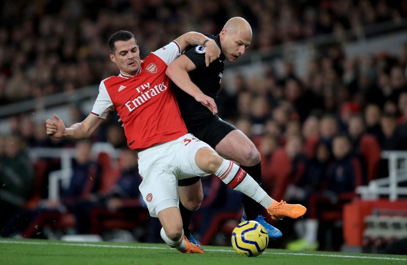 Granit Xhaka was stripped off as Arsenal captain earlier this season after his wild reaction to fans&#039; jeers