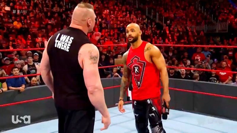 Brock Lesnar versus Ricochet. Who wins?