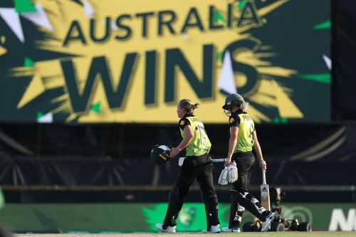 Rachael Haynes and Meg Lanning's 95-run partnership helped Australia beat Sri Lanka