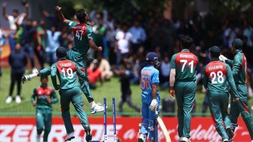 Bangladesh players celebrate