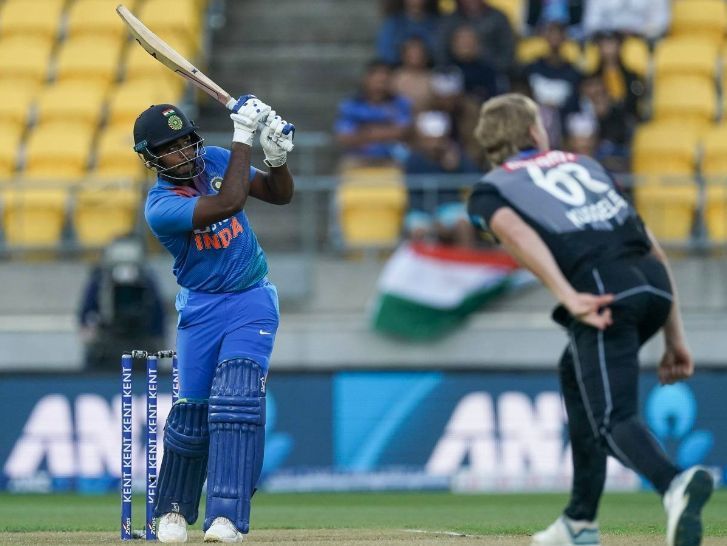 Sanju Samson was part of the XI for the last two T20Is