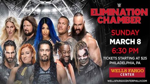 The main event for next month's Elimination Chamber may have already been revealed