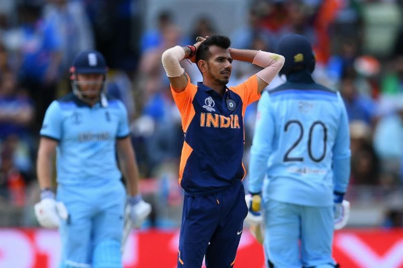 Yuzvendra Chahal has an expensive day at the 2019 World Cup
