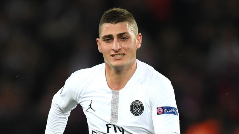 Marco Veratti is suspended for the second leg