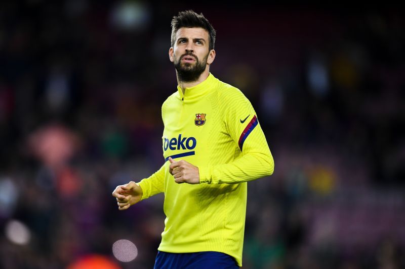 Gerard Pique gave Barcelona an injury scare