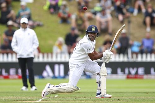 Mayank Agarwal scored 34 runs off 84 deliveries