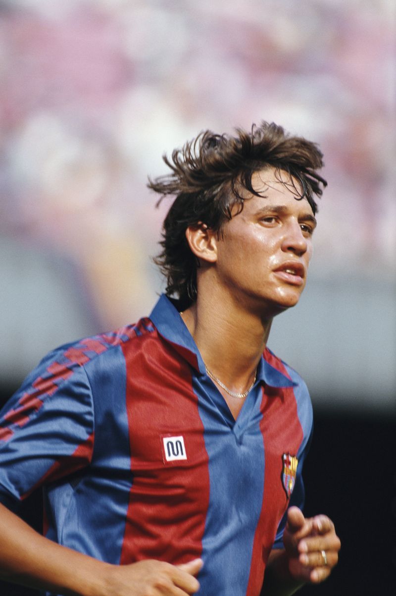 Gary Lineker with Barcelona in 1986