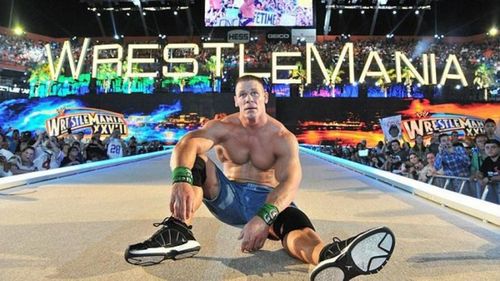 John Cena headlined five WrestleMania events