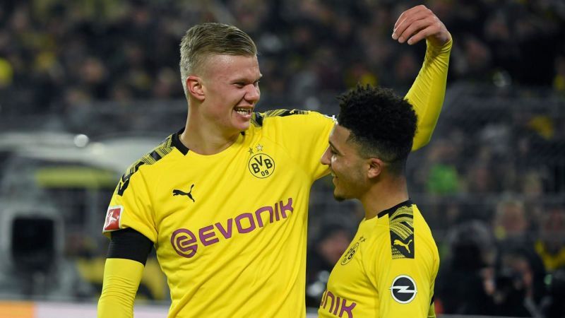 Erling Haaland and Jadon Sancho have paired up imperiously for BVB since the former joined