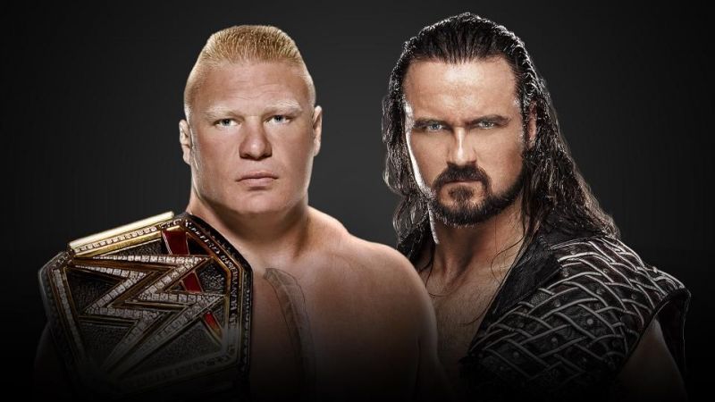 Brock Lesnar vs Drew McIntyre