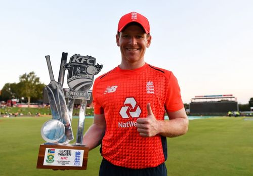 Eoin Morgan's brilliant 57* helped England chase down a mammoth 223 runs and win the series 2-1