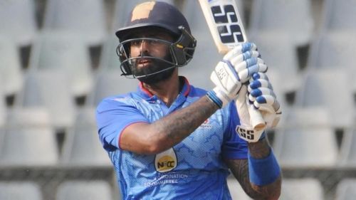 Yadav was the third highest run scorer in the 2019 Syed Mushtaq Ali Trophy