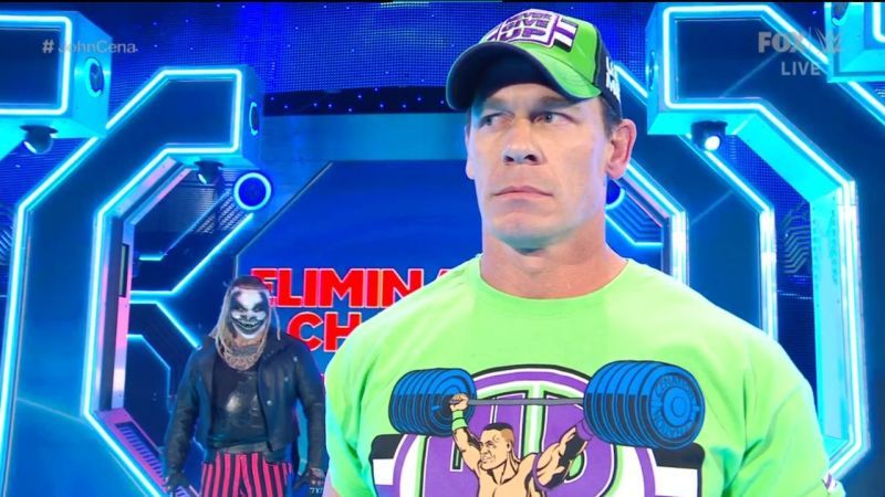 The Fiend confronts Cena