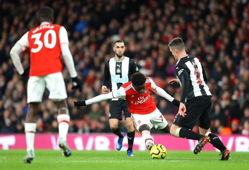 Bukayo Saka has done exceedingly well despite playing out of position