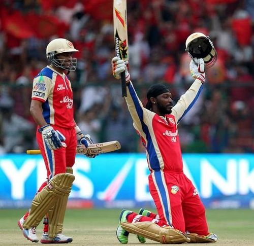 Chris Gayle's 175 is the highest individual score in IPL history.