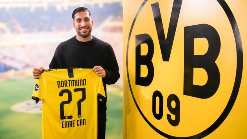 Borussia Dortmund earlier unveiled Emre Can on loan