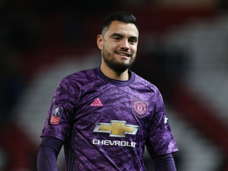 Sergio Romero is currently been kept on the bench by De Gea