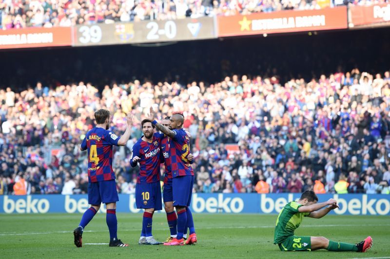 Messi scored four goals