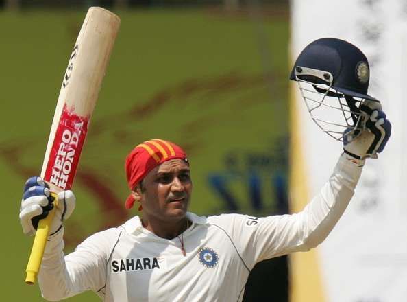 Sehwag is the only Indian batsman to score two triple hundreds in Tests.