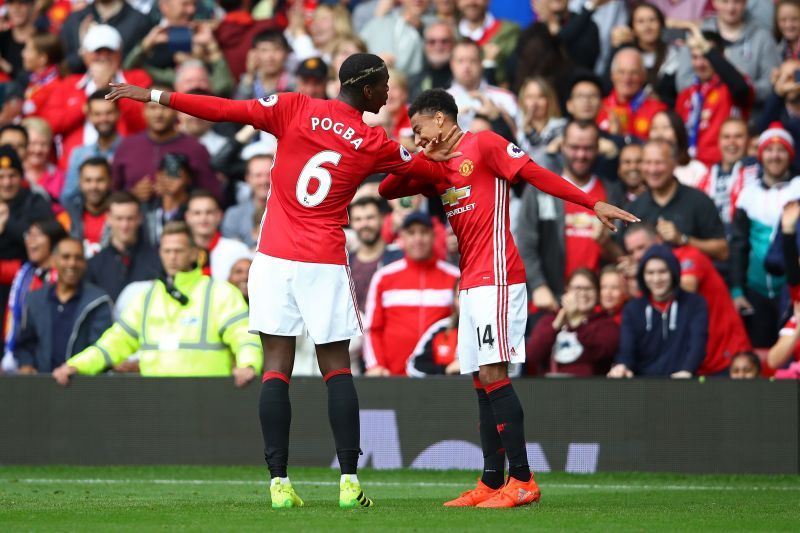 Paul Pogba and Jesse Lingard