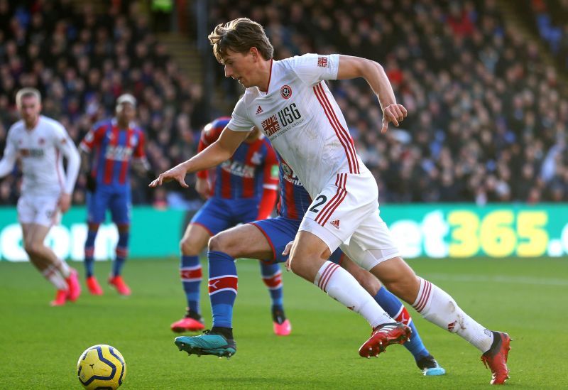 Crystal Palace and Sheffield United in action at Selhurst Park