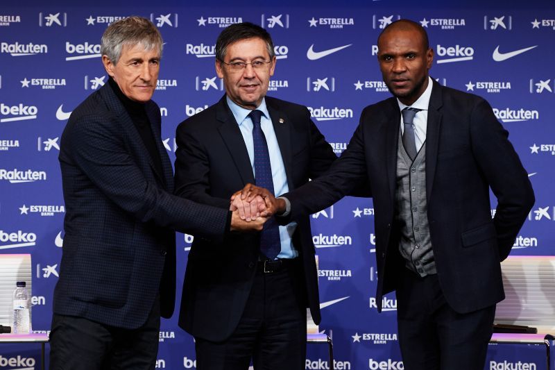 FC Barcelona unveil new coach Quique Setien