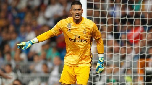 Areola has played just three games for Real Madrid this season