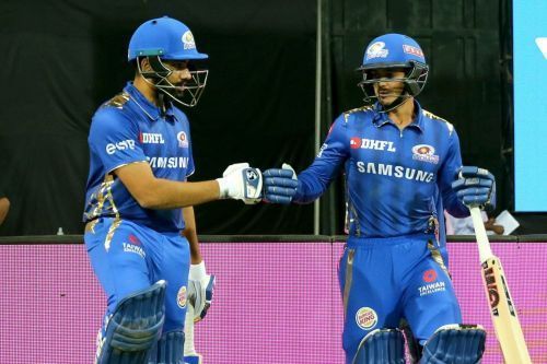 Rohit Sharma partnered De Kock in IPL 2020