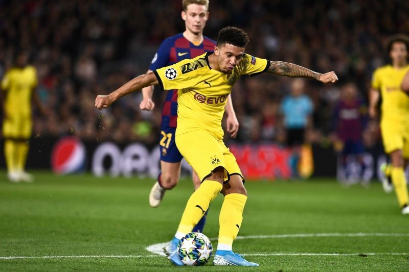 Sancho excelled in a memorable appearance off the bench at the Nou Camp during Dortmund&#039;s 3-1 defeat