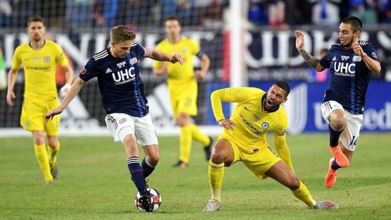 Overseas friendlies, like this one between Chelsea and New England Revolution, should be scrapped during the months of May and June