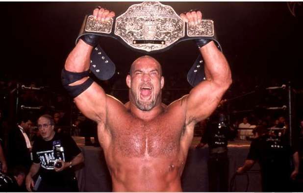 Goldberg: Defeated the immortal Hollywood Hulk Hogan to win the WCW World Championship