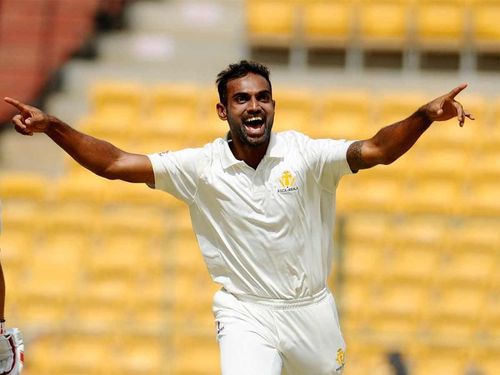 Abhimanyu Mithun picked up three wickets for Karnataka