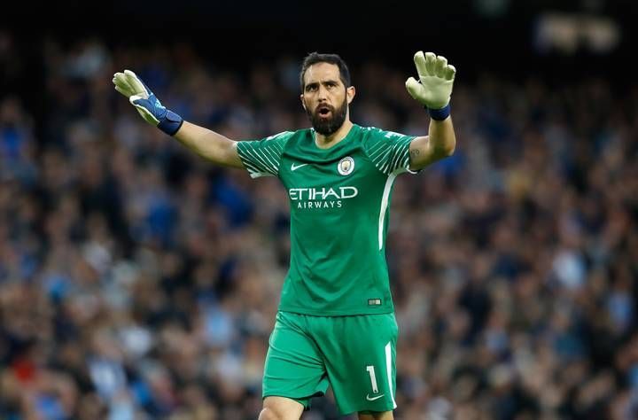 Claudio Bravo is currently playing second fiddle to Ederson