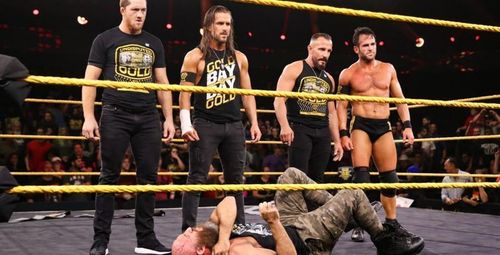 Adam Cole with the rest of The Undisputed Era (Image Courtesy: The Sportster)