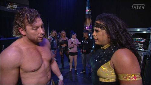 Kenny Omega and Nyla Rose had a very interesting confrontation