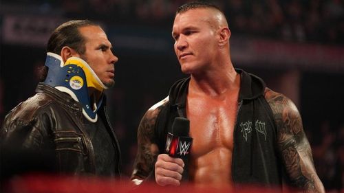 Randy Orton's attack confided Matt Hardy to a "Chair of Wheels" (Pic Source: WWE)