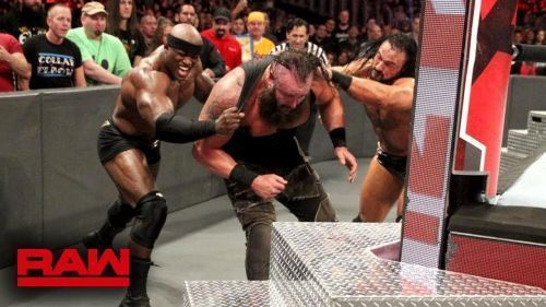 Lashley and McIntyre worked as a team on RAW