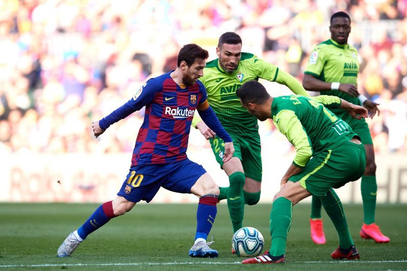 Lionel Messi got his second 4-goal haul against SD Eibar - La Liga