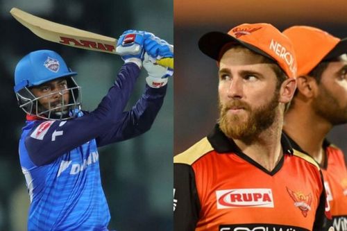 Prithvi Shaw (left) and Kane Williamson (right) (Picture courtesy: iplt20.com/BCCI)