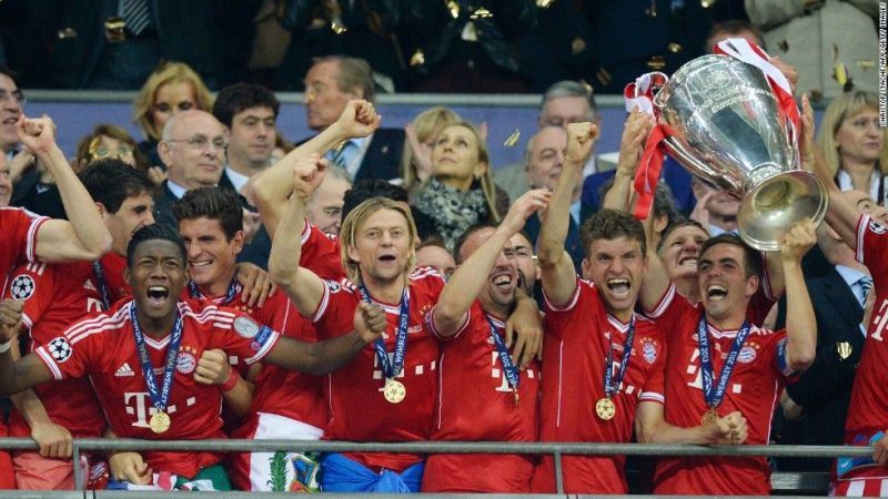In the first all-German Champions League final in 2013, Bayern beat Dortmund 2-1
