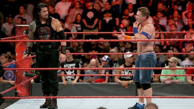 Roman Reigns and John Cena